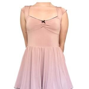Urban outfitters pink romper with